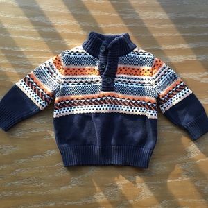 Gymboree Baby Quarter Button Sweater 6-12 months
